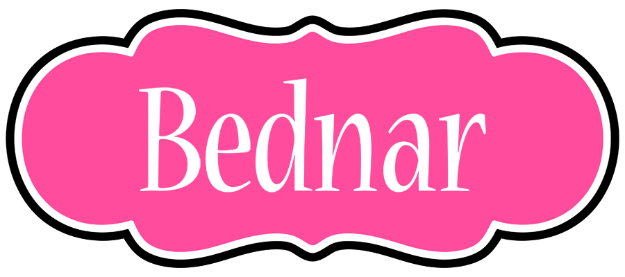 Bednar invitation logo