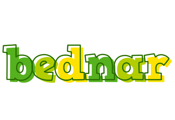 Bednar juice logo