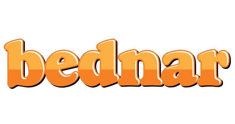 Bednar orange logo