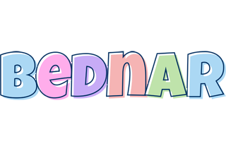 Bednar pastel logo