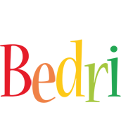 Bedri birthday logo