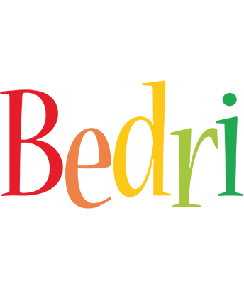Bedri birthday logo