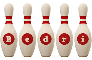 Bedri bowling-pin logo