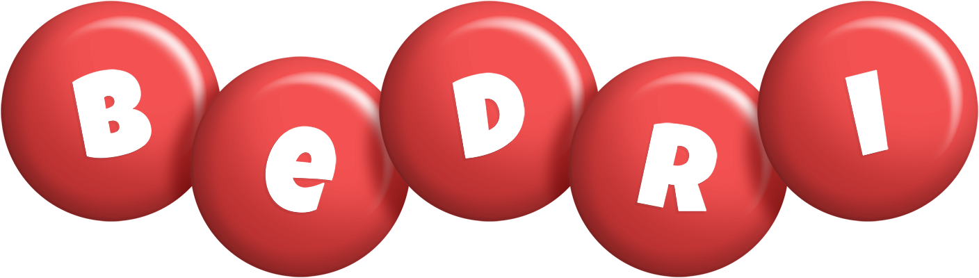 Bedri candy-red logo