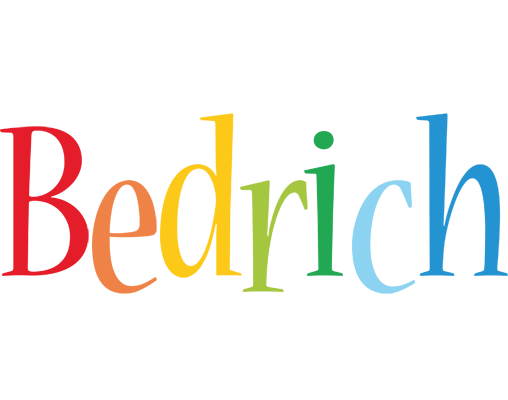 Bedrich birthday logo