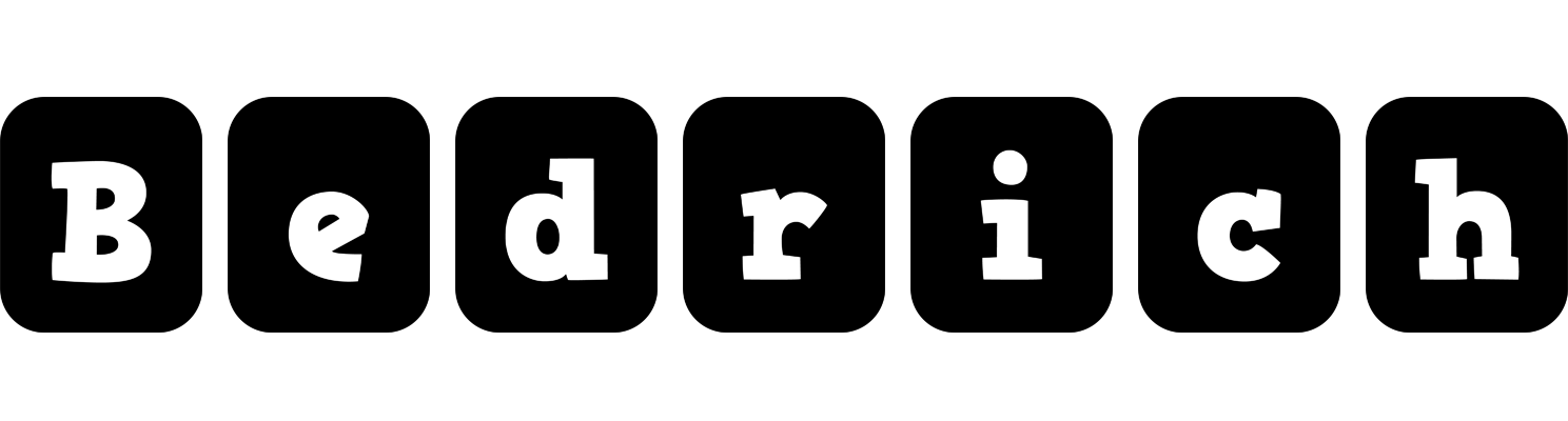 Bedrich box logo