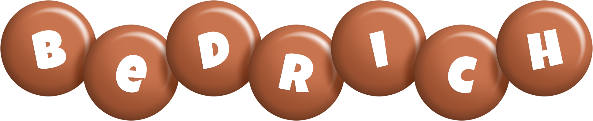 Bedrich candy-brown logo