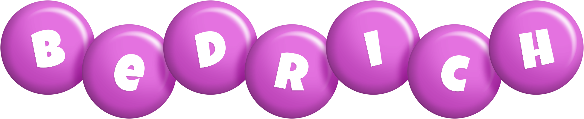 Bedrich candy-purple logo