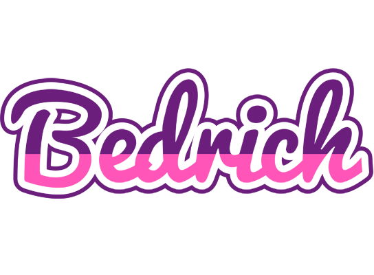 Bedrich cheerful logo
