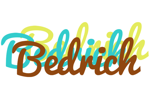 Bedrich cupcake logo