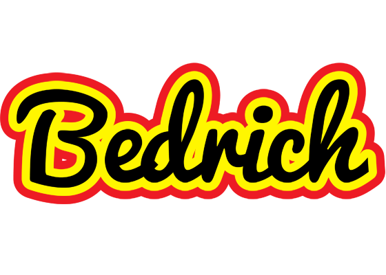 Bedrich flaming logo