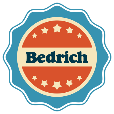 Bedrich labels logo