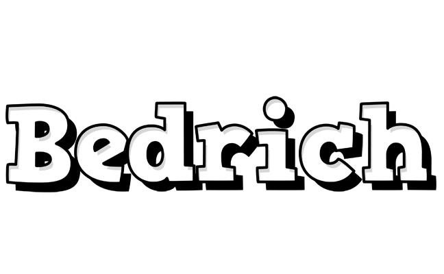 Bedrich snowing logo