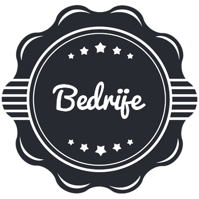 Bedrije badge logo