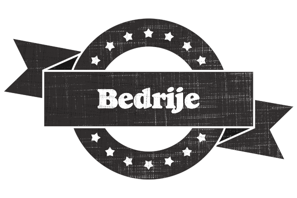 Bedrije grunge logo