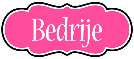 Bedrije invitation logo