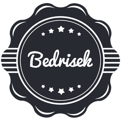 Bedrisek badge logo