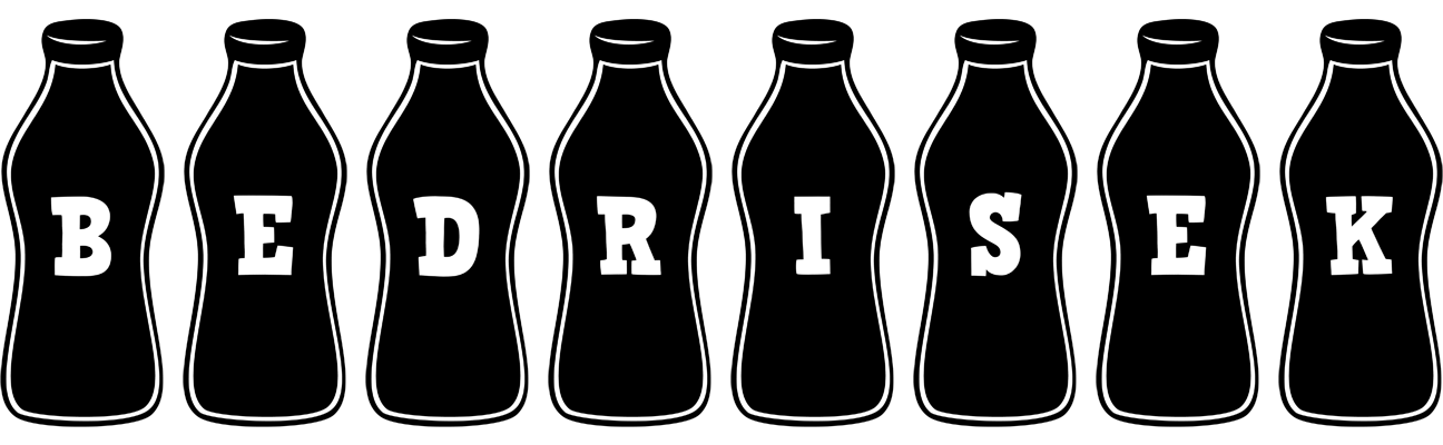 Bedrisek bottle logo