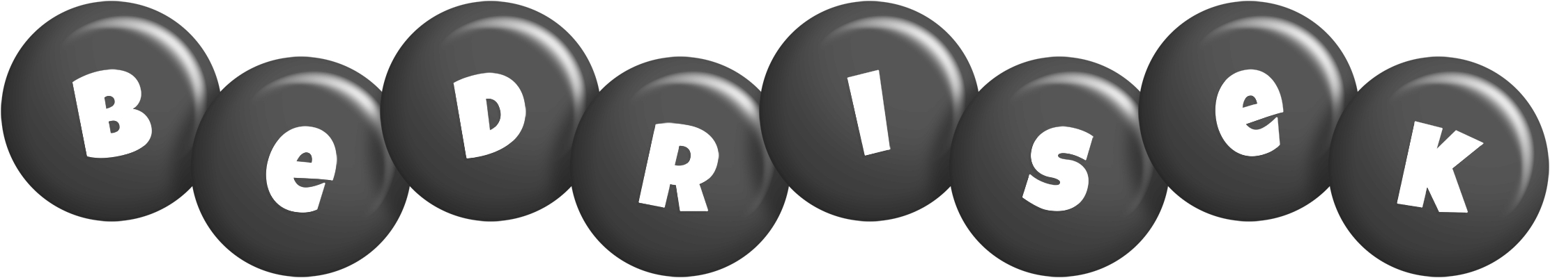 Bedrisek candy-black logo