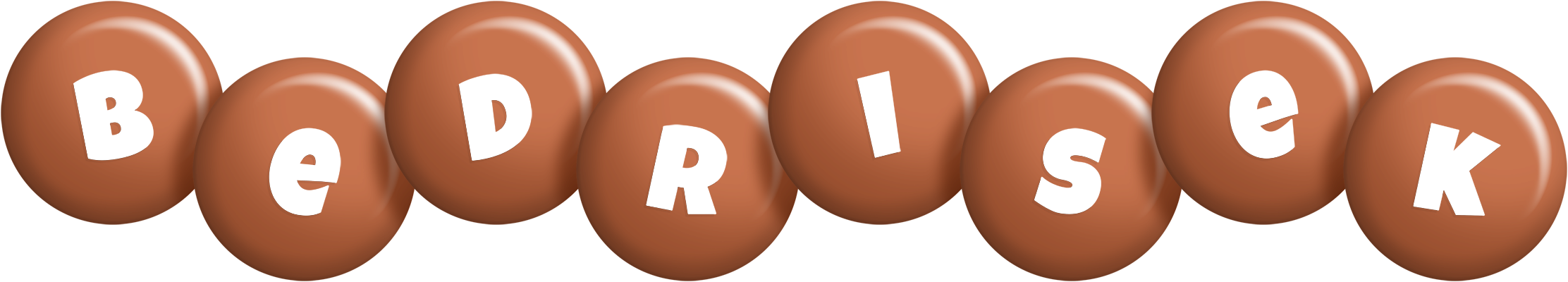 Bedrisek candy-brown logo