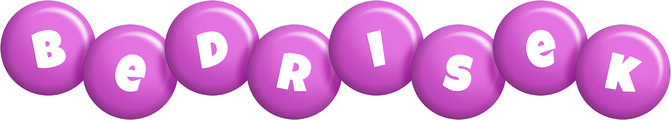 Bedrisek candy-purple logo