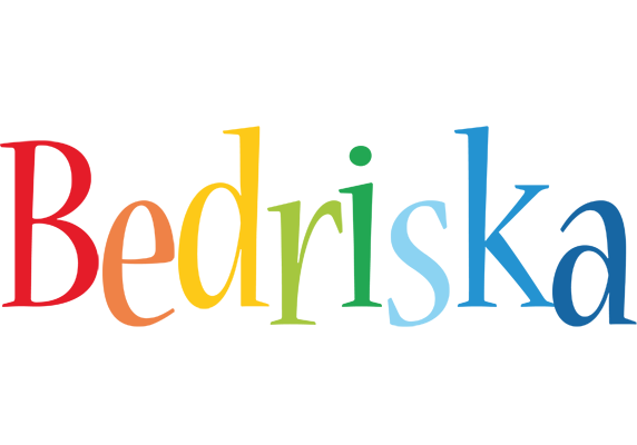 Bedriska birthday logo