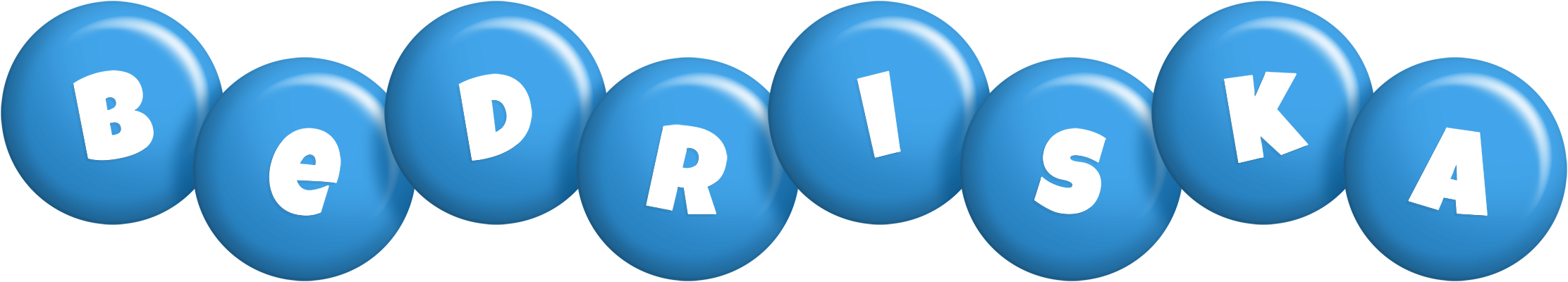 Bedriska candy-blue logo