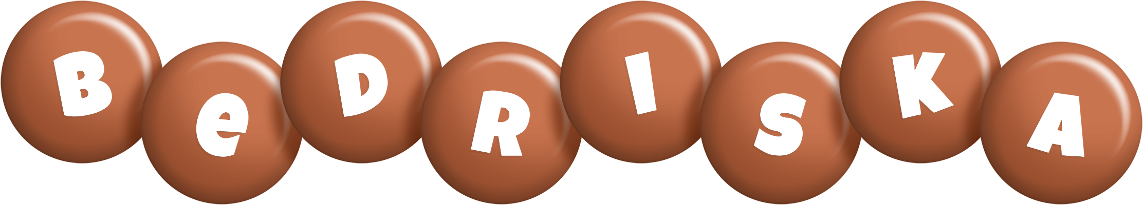 Bedriska candy-brown logo