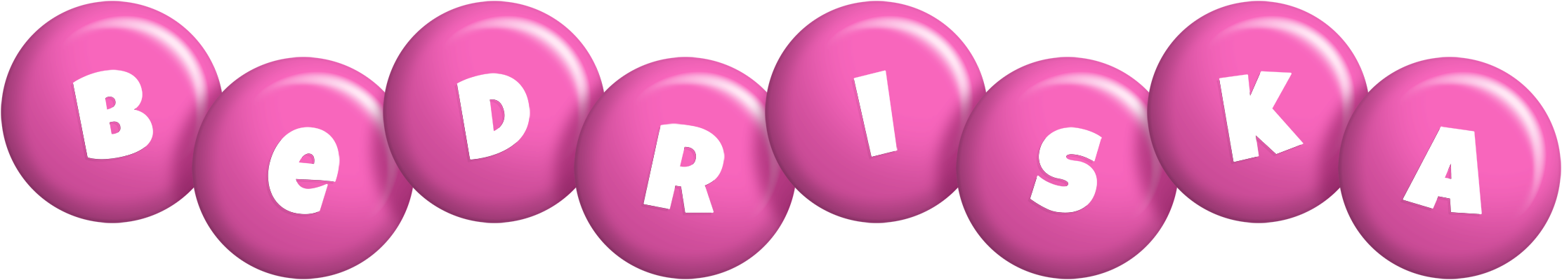 Bedriska candy-pink logo