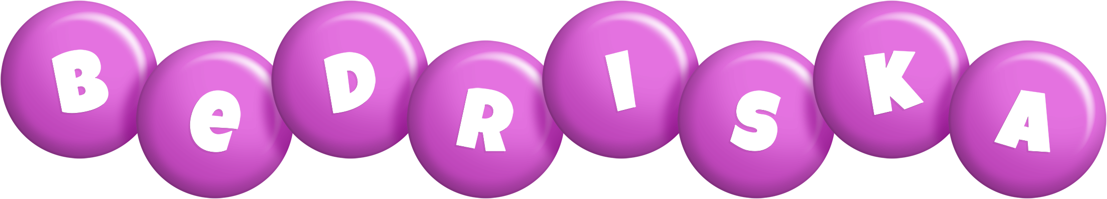 Bedriska candy-purple logo