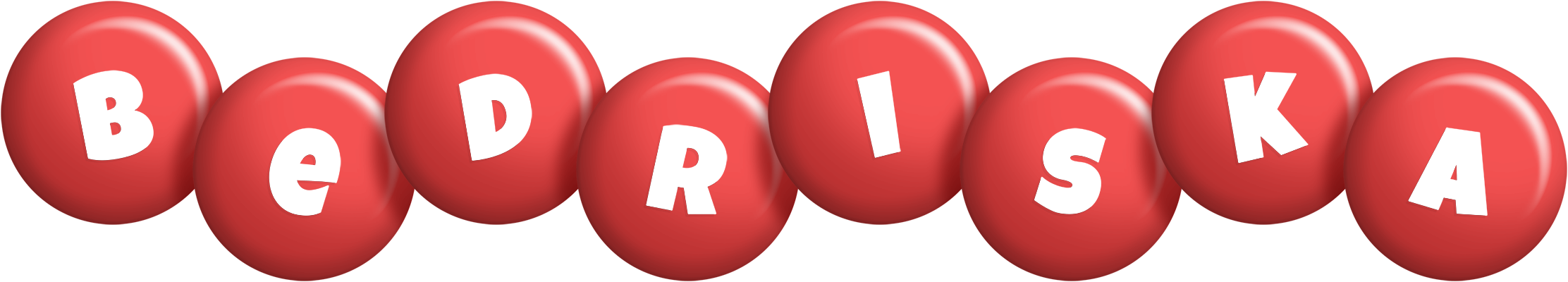 Bedriska candy-red logo