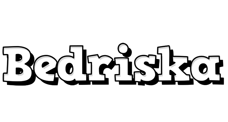 Bedriska snowing logo