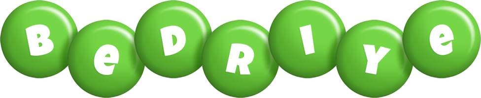 Bedriye candy-green logo