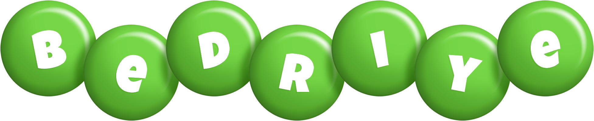 Bedriye candy-green logo