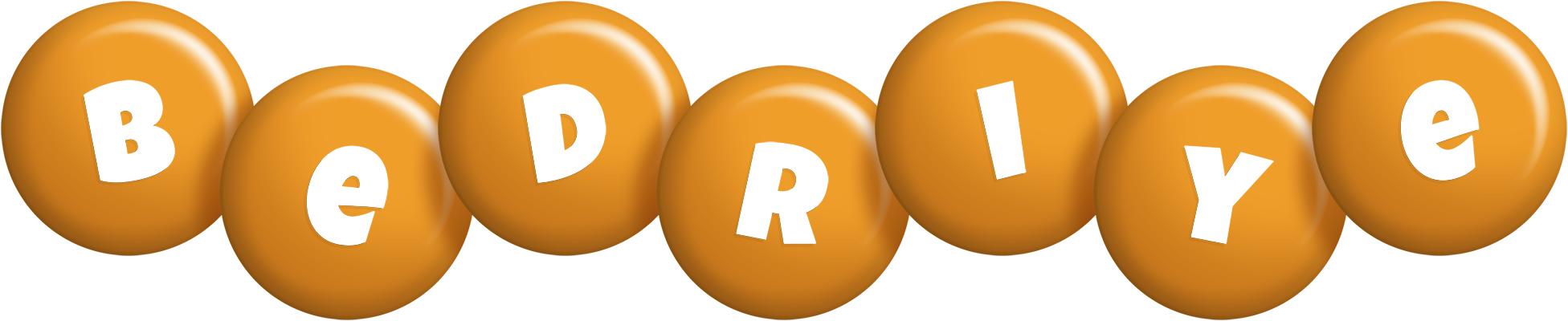Bedriye candy-orange logo
