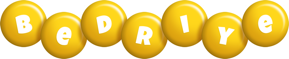 Bedriye candy-yellow logo