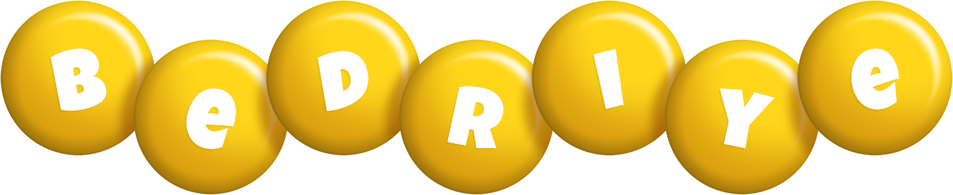 Bedriye candy-yellow logo