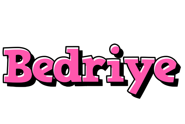 Bedriye girlish logo