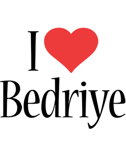 Bedriye i-love logo