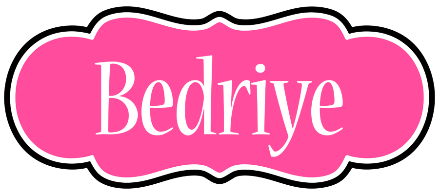 Bedriye invitation logo