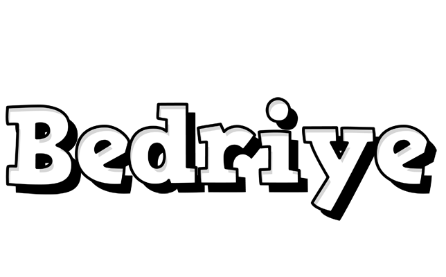Bedriye snowing logo