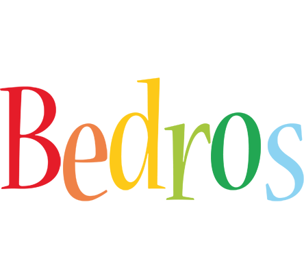 Bedros birthday logo