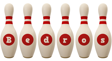 Bedros bowling-pin logo