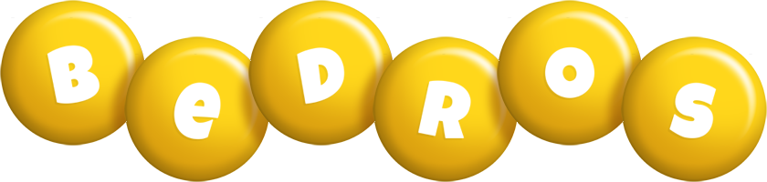 Bedros candy-yellow logo
