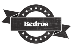 Bedros grunge logo