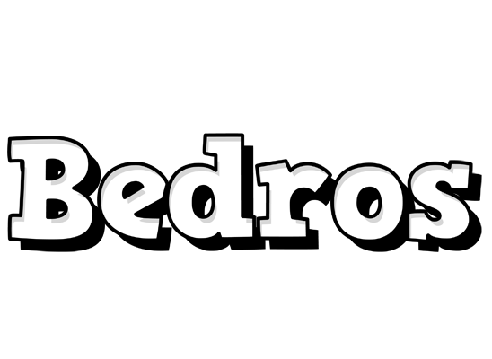 Bedros snowing logo