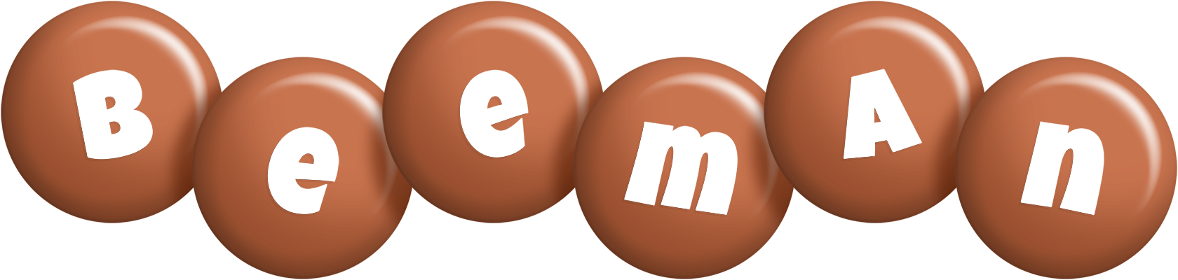 Beeman candy-brown logo