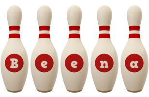 Beena bowling-pin logo