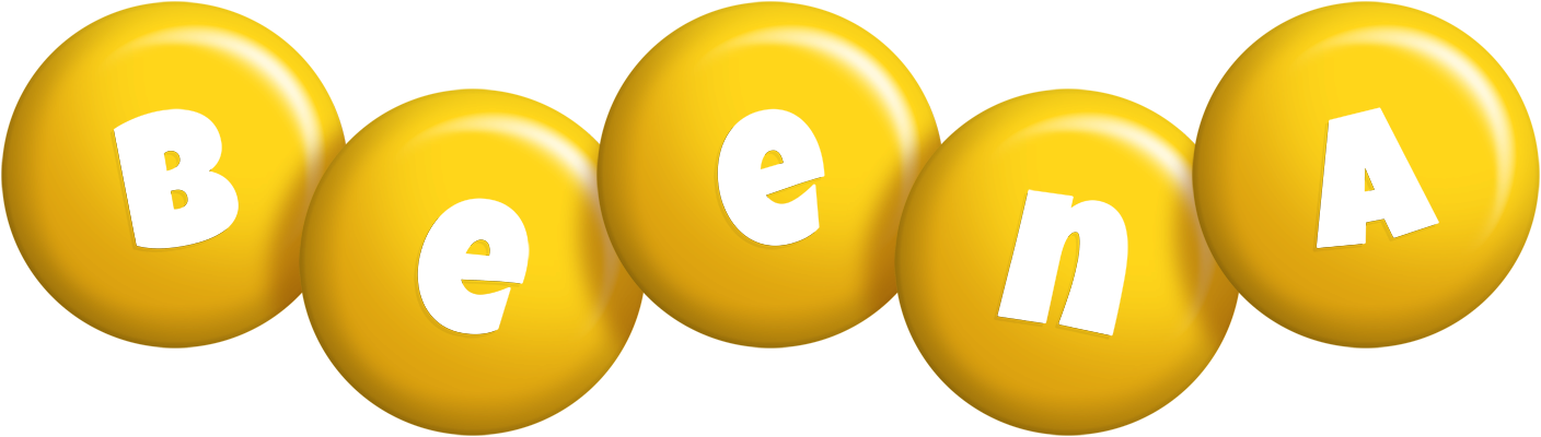 Beena candy-yellow logo