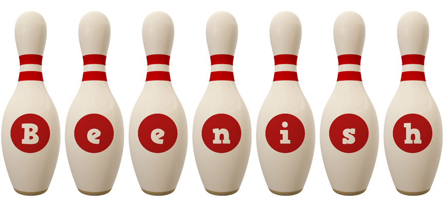 Beenish bowling-pin logo